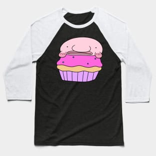 Pink Cupcake Blobfish Baseball T-Shirt